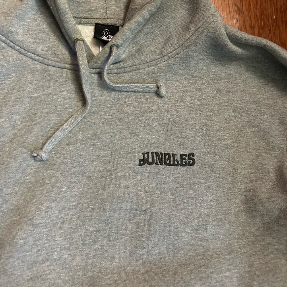 Jungles Jungles Hoodie with cool graphics on sleeves and back. Size XL. Unisex - Picture 2 of 10